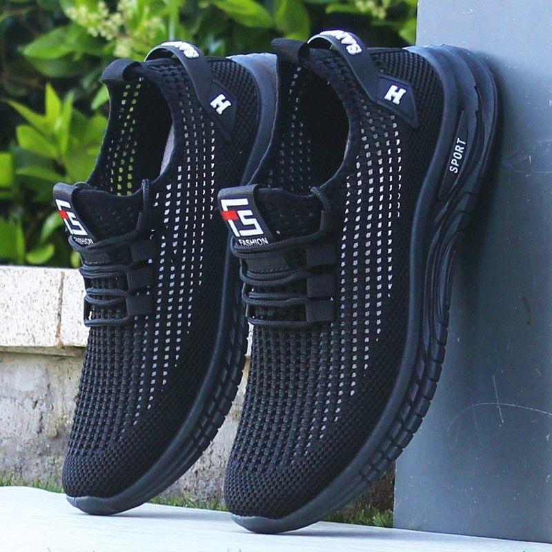 

Полые туфли для мужчин, легкие повседневные кроссовки с мягкой подошвой для лета, мужская сетчатая обувь, удобная дышащая сетчатая обувь 46