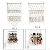 Animal Storage Net for Wall - Hand Woven Macrame Toy Organizer Kids Room