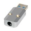 Aluminum Alloy USB3.0 Male Connectors USB3.0 DIY Plugs 6mm Hole for Creating and Repairing USB Cables and Devices