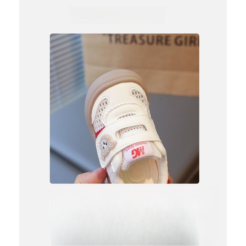 Infant toddler shoes cartoon baby sports shoes 1-3 years old toddler breathable net shoes male and female babies soft sole