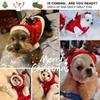 Christmas Dog Costume, Nylon Animal Print, Medium Size, Knit Fabric, Button Closure, Pet Dress for Small to Medium Dogs and Cats