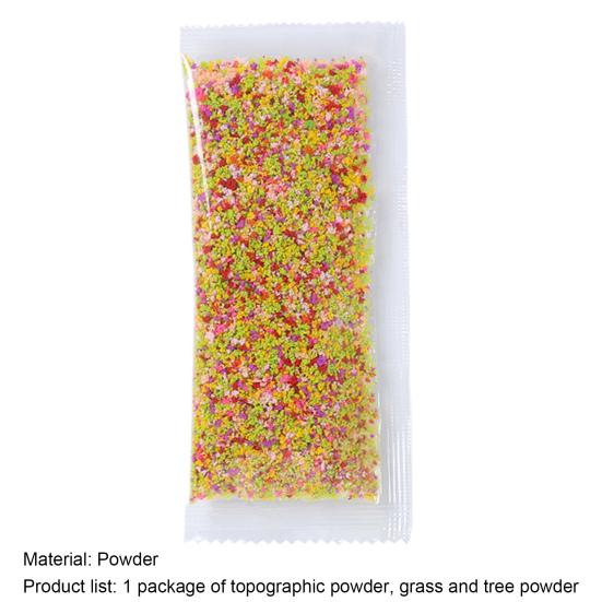 5 g Grasbaumpulver, geruchsfrei, nicht allergisch, umweltfreundlich, einfach zu bedienendes Sandkastenpulver für den Bau von Modellen