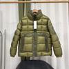 Mens Cotton Puffer Jacket With Patch Badge Hooded Loose Fit Streetwear Outdoor Winter Coat
