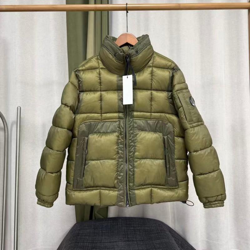 Mens Cotton Puffer Jacket With Patch Badge Hooded Loose Fit Streetwear Outdoor Winter Coat
