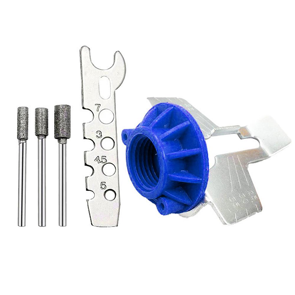 

Chainsaw Sharpening Kit Saw Blade Sharpener Chainsaw Grinding Tool Rotary Sharpener Chain Machine Woodworking Tools синій