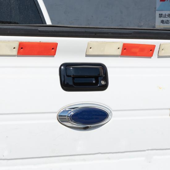 2x Rear Door Tailgate Bowl Decor Cover Trim for Ford F150 F-150 2009-2014 Black