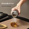 Pure Titanium Insulated Water Bottle with Tea Infuser and Temperature Display