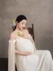 Maternity Studio Clothing: Elegant French-Inspired Style for Gentle, High-End Pregnancy Photography
