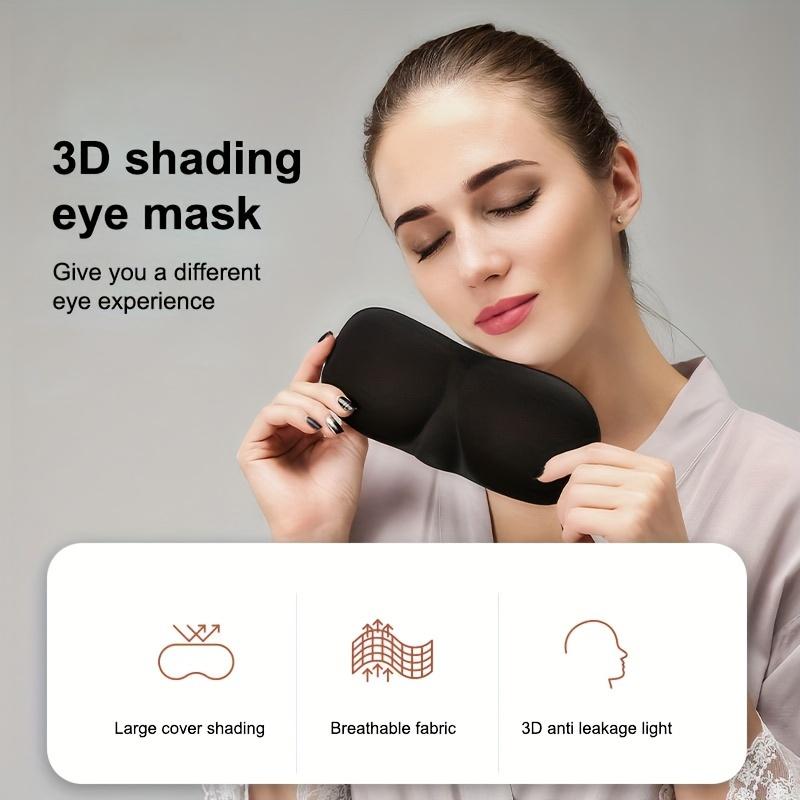 3D Stereoscopic Sleep Eye Mask Relieve Fatigue, Block Light, Breathable Magic Memory Sponge Eye Protection, Essential for Travel