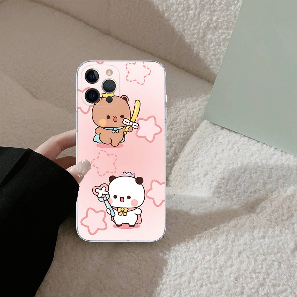 

Прозрачный мягкий чехол для телефона BuBu And DuDu для IPhone 15 12 14 16 17 13 Plus 11 Pro Max 13 Pro iPhone 14pro max