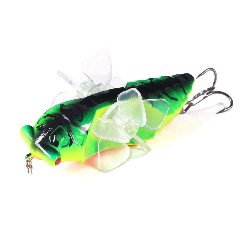 Insect Bionic Lure Bait15.5g7.5cmSurface Casting Vibration Sinking Bait for Freshwater and Saltwater Universal Bass and Mandarin