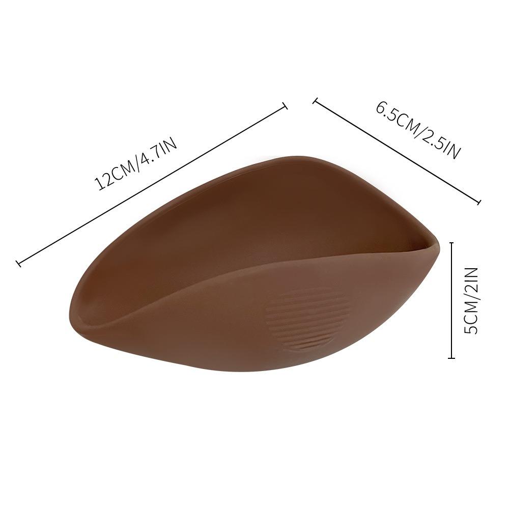 

Bean Measuring Silicone Separator Tray Food Grade Coffee Bean Spoon Coffee Brewing коричневий