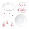 OGISO Peter Rabbit Dot Girls Deep Small Plate and Microwave (Dishwasher Safe)