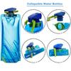 700 Ml Foldable Water Bottles Reusable Water Bottle Foldable Drinking Bottle Bag for Hiking, Adventure, Travel Pack of 4