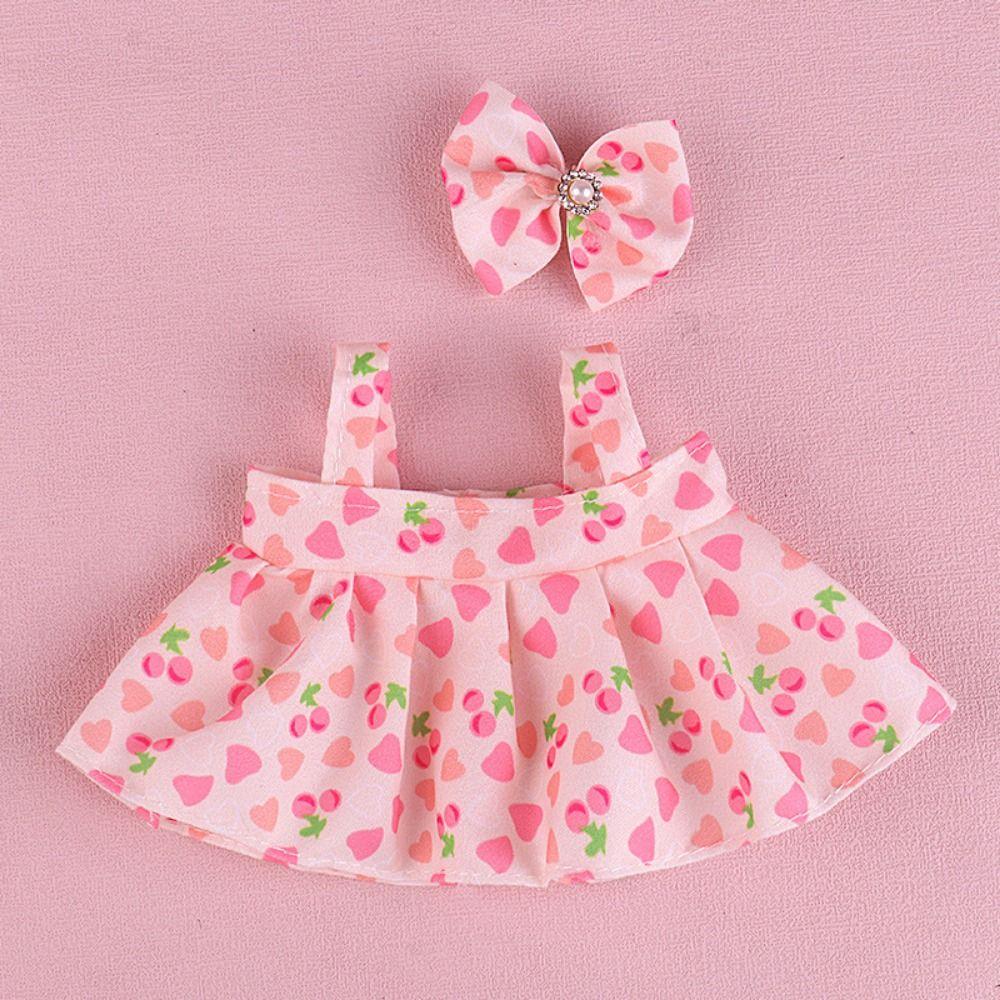 Clothes Cotton Doll Lolita Clothes 20cm Plush Doll Clothes 20 Cm Doll Jk Uniform Clothes  Kids