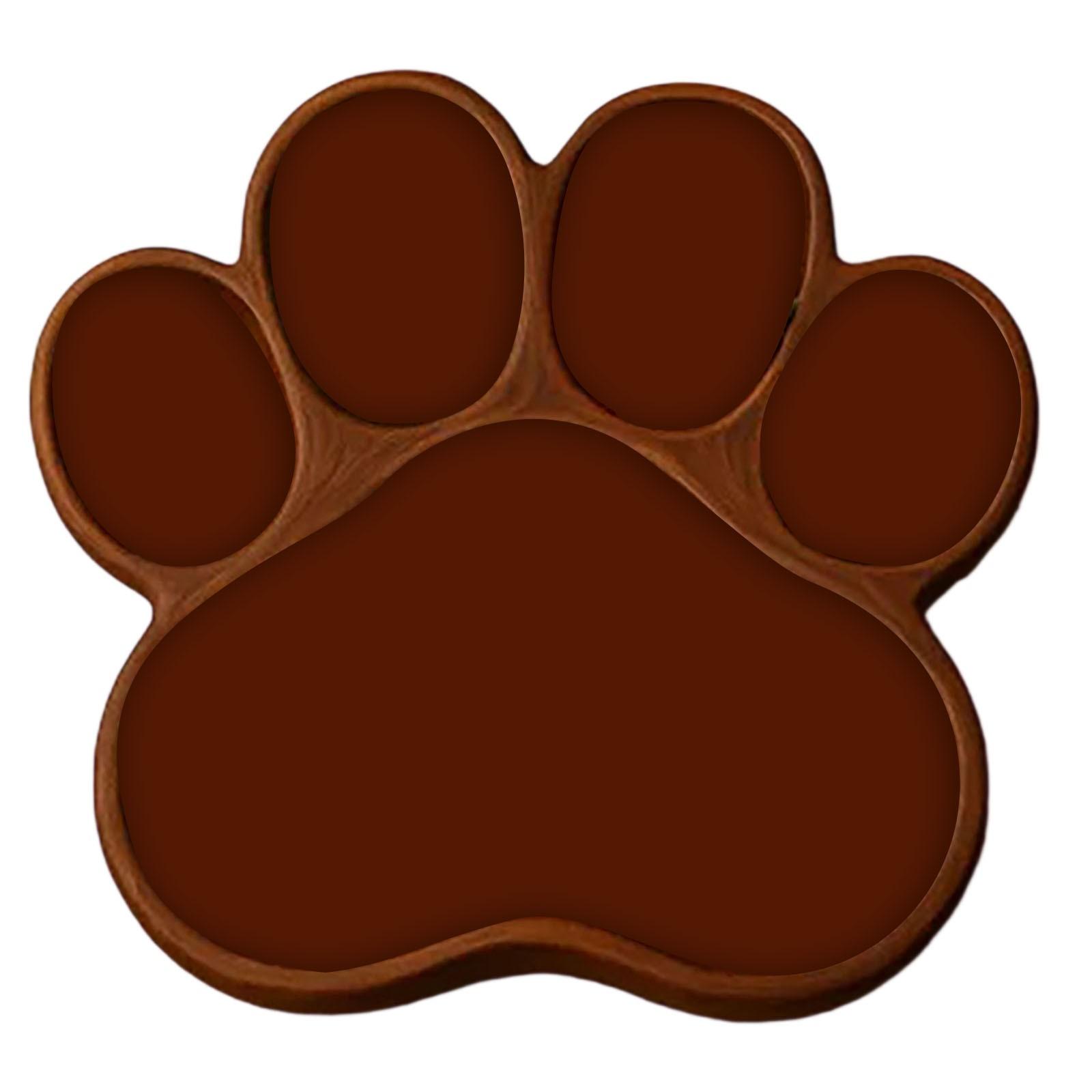 

Поднос для готовой еды с мордочкой собаки ручной работы, Идеальный праздничный подарок для семьи и друзей One Size