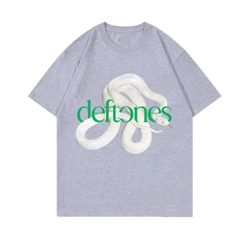 Deftones Graphic Print Tshirts Summer Fashion Streetwear Funny Casual Tops for Women Unisex Oversize ONeck Short Sleeve Tshirts