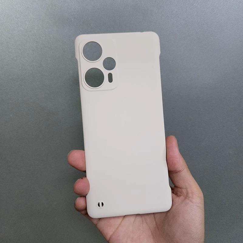 Solid Color Slim Frameless Phone Case For Xiaomi Poco X6 M4 Pro Redmi Note 14 Pro 13 Pro+ 12 Pro Heat Dissipate Shockproof Cover