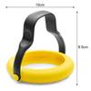 C-channel Silicone Egg Rings Omelette Mold Effortless Cleanup Egg Shaping Tool For Breakfast Lunch Dinner