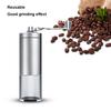 Manual Coffee Grinder 6/8 Adjustable Settings Hand Coffee Grinder with Hand Crank Detachable for Home/Office/Camping/Traveling