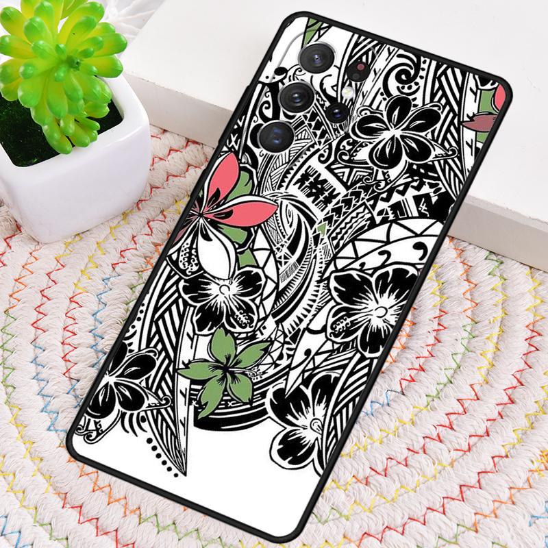 Maori Stamm Samoanisch Polynesisch Weiche Silikon Handyhülle Für Samsung Galaxy note 10 pro S26 S25 S24 S23 S22 S21 Plus Ultra Cover