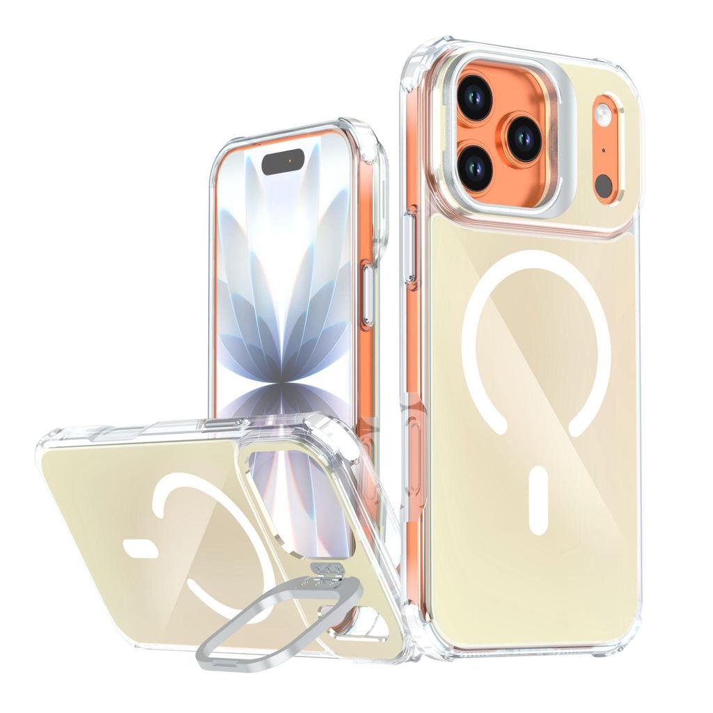 iPhone 17 Pro Max Dragon Lens Stand Magnetic Case, Color-Changing, Drop-Proof Protective Cover
