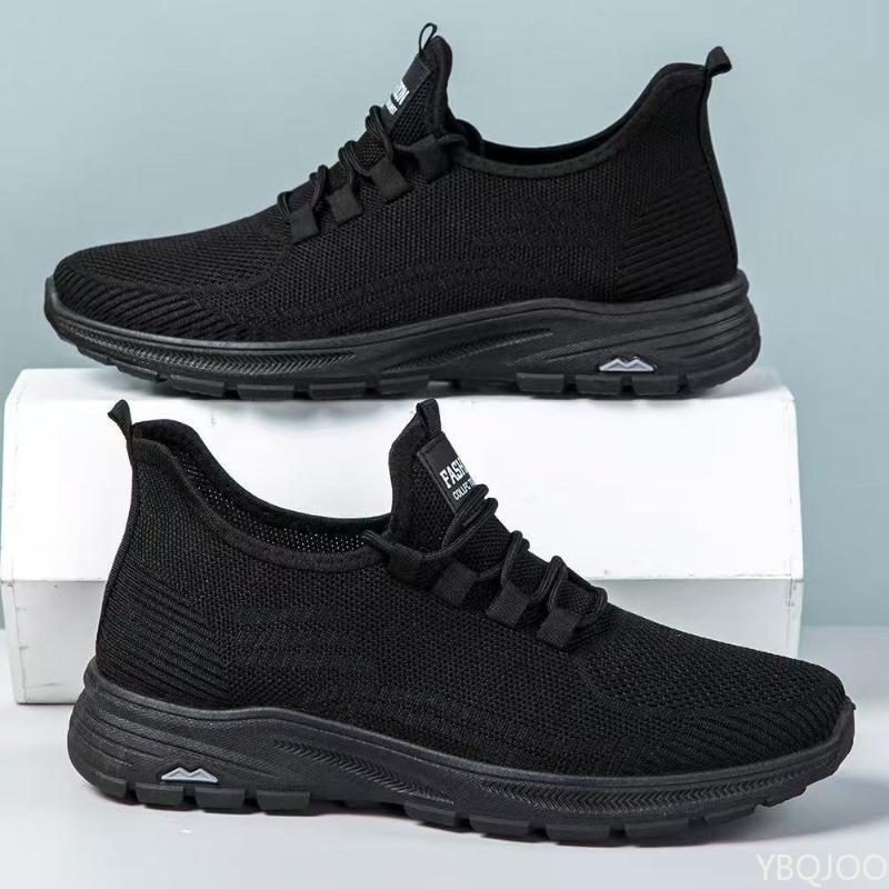 Men's breathable casual shoes for spring summer soft soled lightweight simple comfortable versatile men's sports shoes