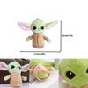 Adorable Yoda Baby Plush Backpack Decoration Soft Stuffed Animal Key Ring For Children Non-cartoon Design