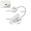Folding Mini Clip Book Lamp USB Rechargeable LED Night Light 3 Modes Eye Protection Stepless Dimmable Flexible Bedroom Reading