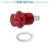 ACROPIX Fan Drain Bolt Universal M14 x 1.5 Red 1pc