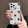 Card Slot Holder Silicone Wallet Pocket Case For iPhone 14 16 15 Infinix Note 30 Pro Oppo Reno 12F 13F Samsung A54 A34 A24 Cover Clear Phone Bumper
