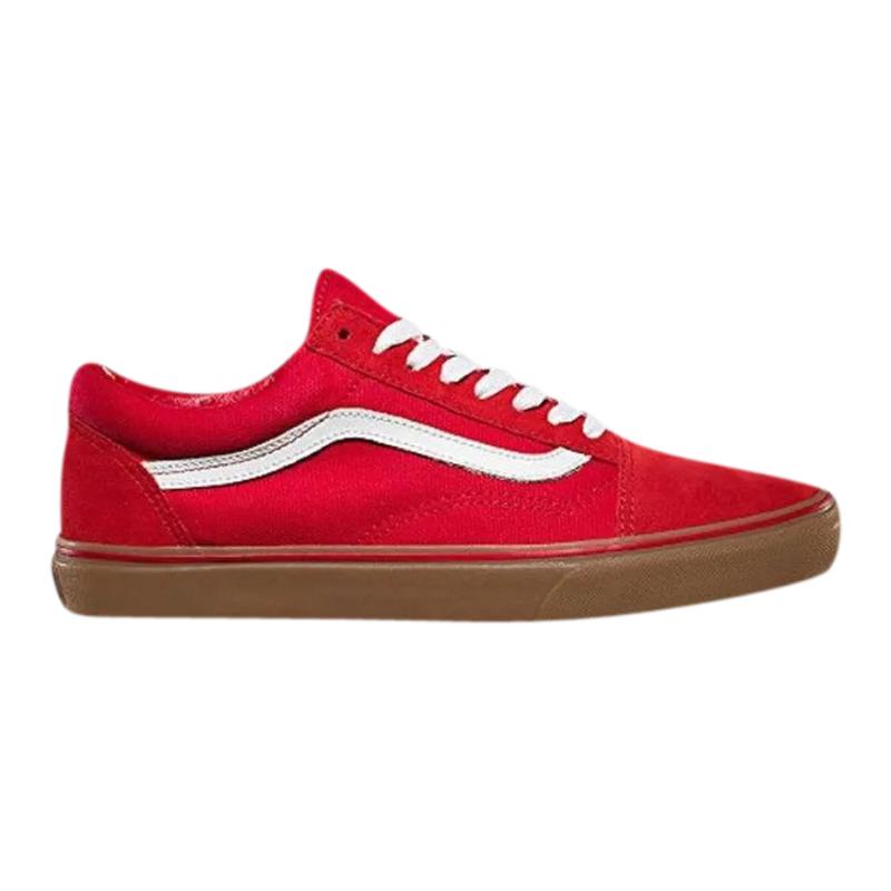 Vans Old Skool Gumsole - Formula One Unisex Sneakers Red Medium-Gum VN0001R1GIA