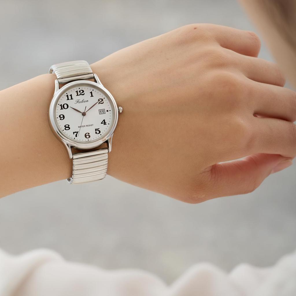 Citizen Falcon Q&Q Men's Watch, Silver, D014-204