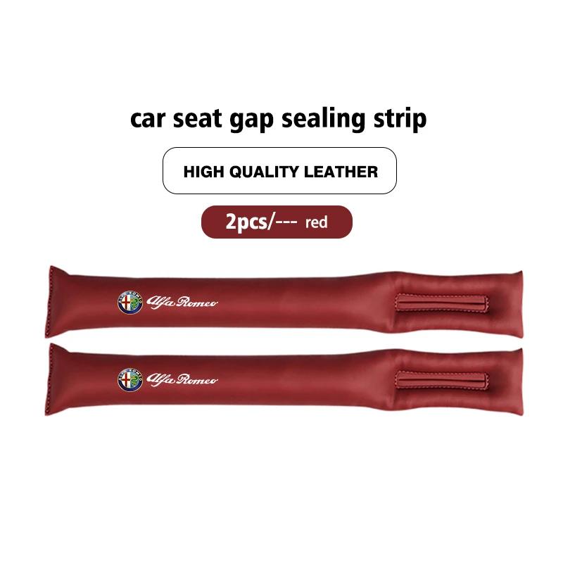 Car Stickers For Alfa Romeo For Alfa Romeo 1/2PCS Car Styling Leather Seat Gap Filler Leak-proof Plug Padding Strip Giulia 147 M