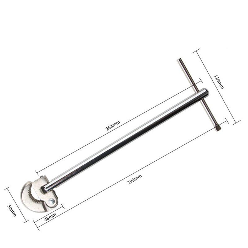 CYCLI-Basin Sink Wrench Multi-Functional For Fixing Back And Union Nuts Plumbing Application Under Sink Installation