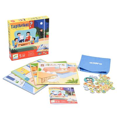 DJECO Tapi Ke Koi Educational Board Memory Card Montessori Ages Boys and Elementary School Sports Long Autumn Nights Toy, Game, Game, Game, Adult,