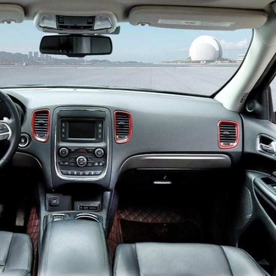 Front Dash Air Condition Vent Bezels Frame Cover Trim for Dodge Durango 2011-20