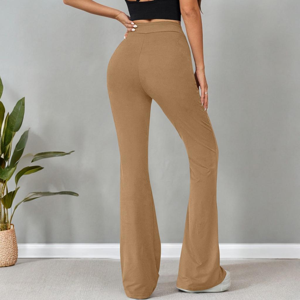 Women's Outdoor Leisure Yoga Exercise Slim Fit High Waist Drawstring Pants