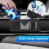 1Pc Pu Leather Material Car Storage, Multifunctional Car Organizer Bag, Trash Can, Mobile Phone Holder, Designed For Central Con