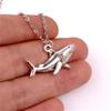 Punk Shark Charm Necklace Ocean Animal Pendants Necklaces for Women Men Best Gift Chain Neck Decotraion Choker Steampunk Jewelry