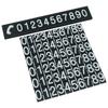 Colorful Car Phone Number Plate: Temporary Parking Solution & Interior Accessory