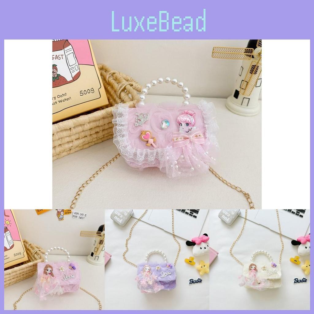 Chain Fashionable Pvc Bag For Children With Adorable Bowknot And Breathable Lining