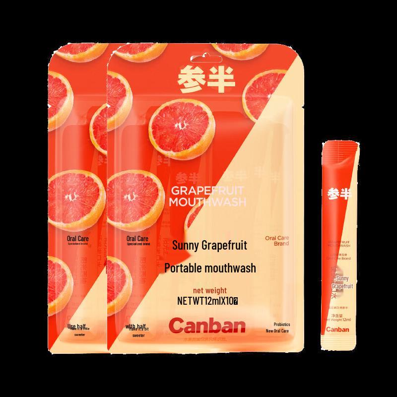 

Canban Sunny Grapefruit Portable Mouthwash