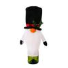 Champagne Bottle Cover Increase Atmosphere Reusable Fine Workmanship Wide Application Gift Decorate Cartoon Plush Christmas Wine Bottle Clothes