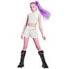 Nouveau costume de cosplay de chasseuse de sorcières pour filles vêtements imprimés assortis pour enfants