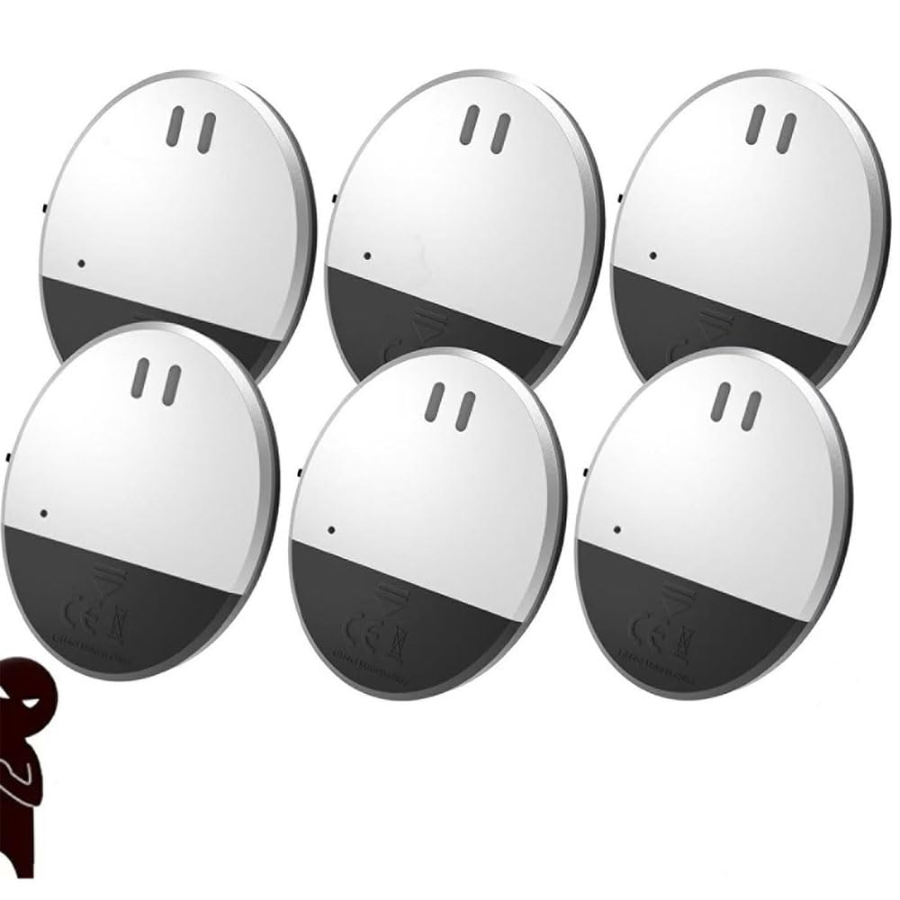 

Olesew Burglar Window and Door Security Set of 6 125dB Loud Vibration Window and Door Window Vibration Burglar Door and Window Security Alarms,