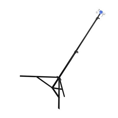 Portable Foldable IV Stand Adjustable From 27 To 82 Inches Aluminum Alloy Frame With 4 Hook For Multiple Patient