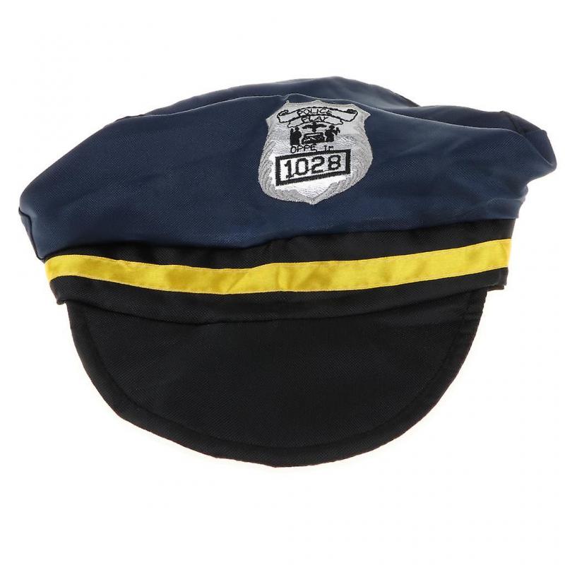 Kid Police Officer Role Play Costume Tools Kits Fancy Dress 8 Pieces