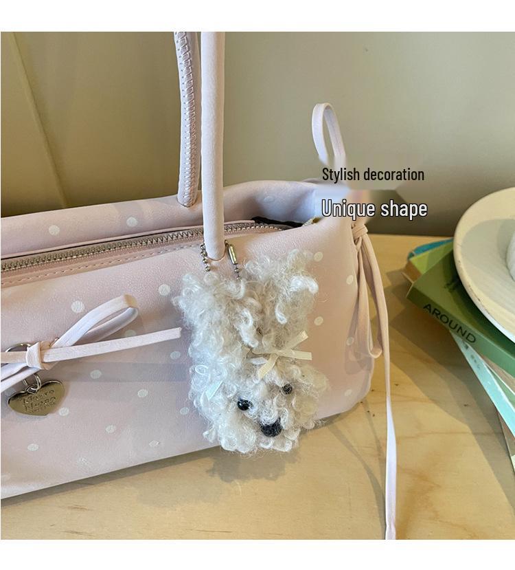 Korean Retro Women's Shoulder Bag - 2026 Autumn/Winter Light Luxury Crossbody