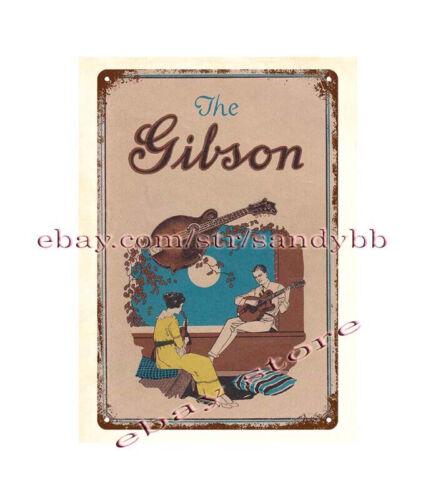 

Guitar metal tin sign advertising garden outdoor home kitchen artAluminum 20x30cm（7.8x11.8inch）